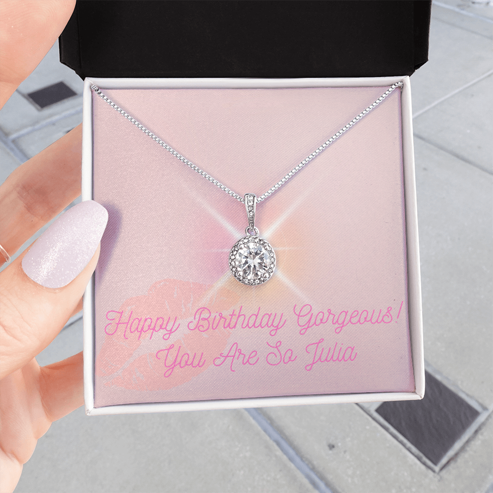 Shine Bright Necklace for Her - Happy Birthday