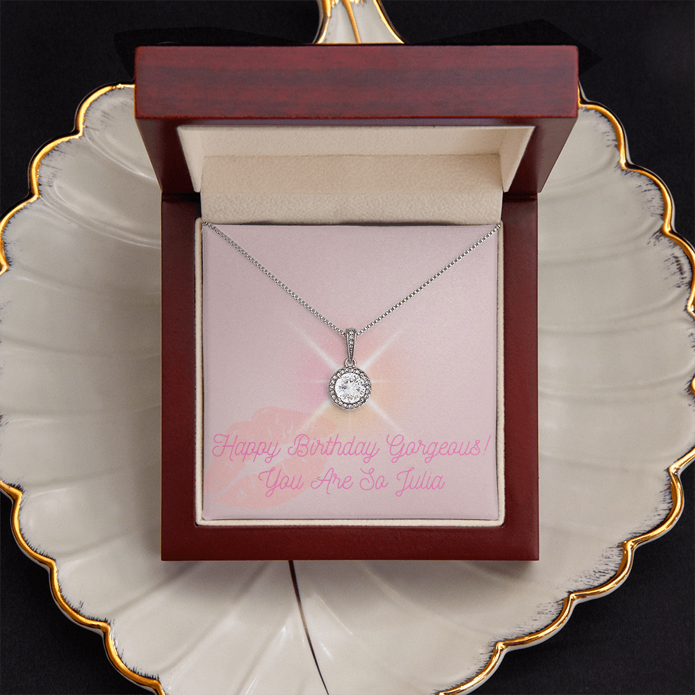 Shine Bright Necklace for Her - Happy Birthday