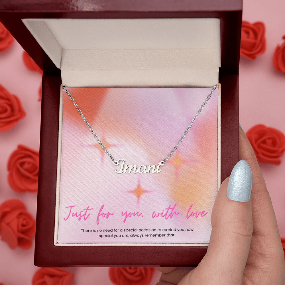 Say My Name Necklace for her
