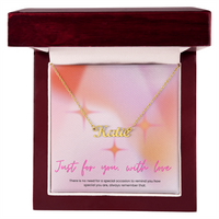 Say My Name Necklace for her