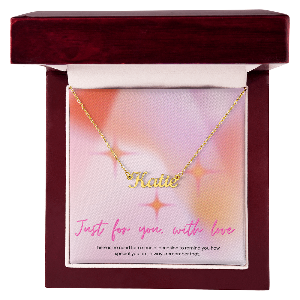 Say My Name Necklace for her