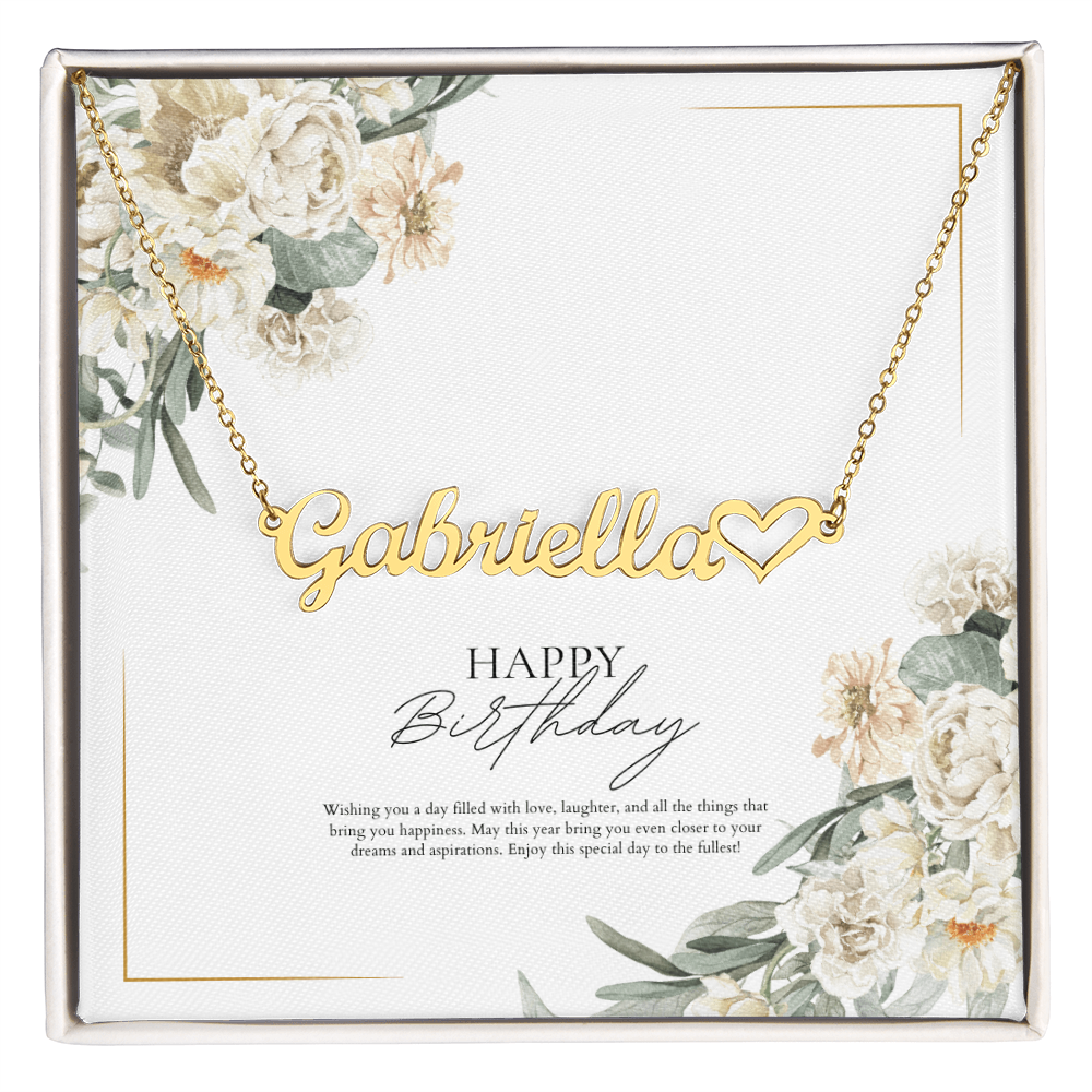 Named with love for Her - Happy Birthday